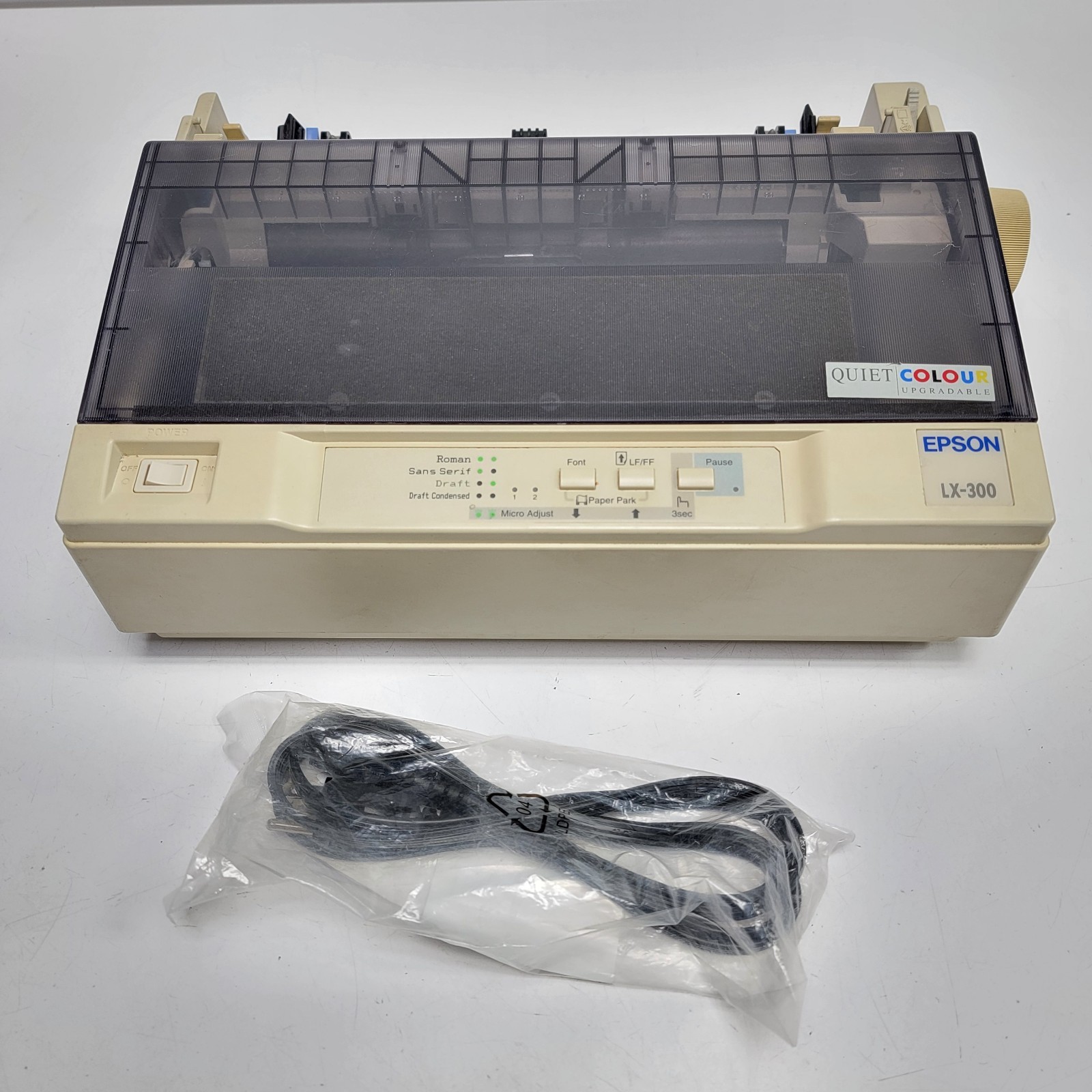 NOT FULLY TESTED - Epson LX-300+II P170B Dot Matrix 9-Pin Printer