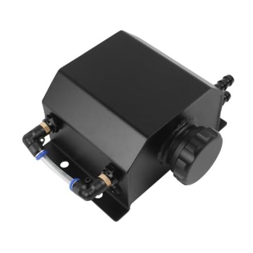 Coolant Overflow Tank,Coolant Reservoir Tank for Universal 1L Black