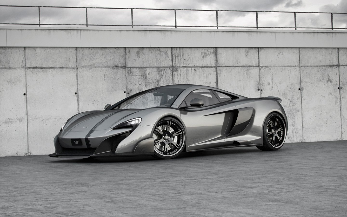 Cars 2015 wheelsandmore mclaren 720 lt Desk Mat Stitched
