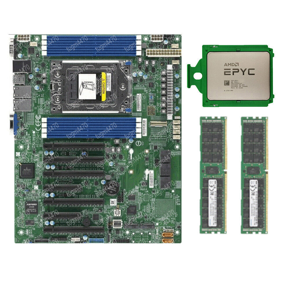 AMD EPYC 7402P CPU + Supermicro H12SSL-i + 2133P RAM multiple choices