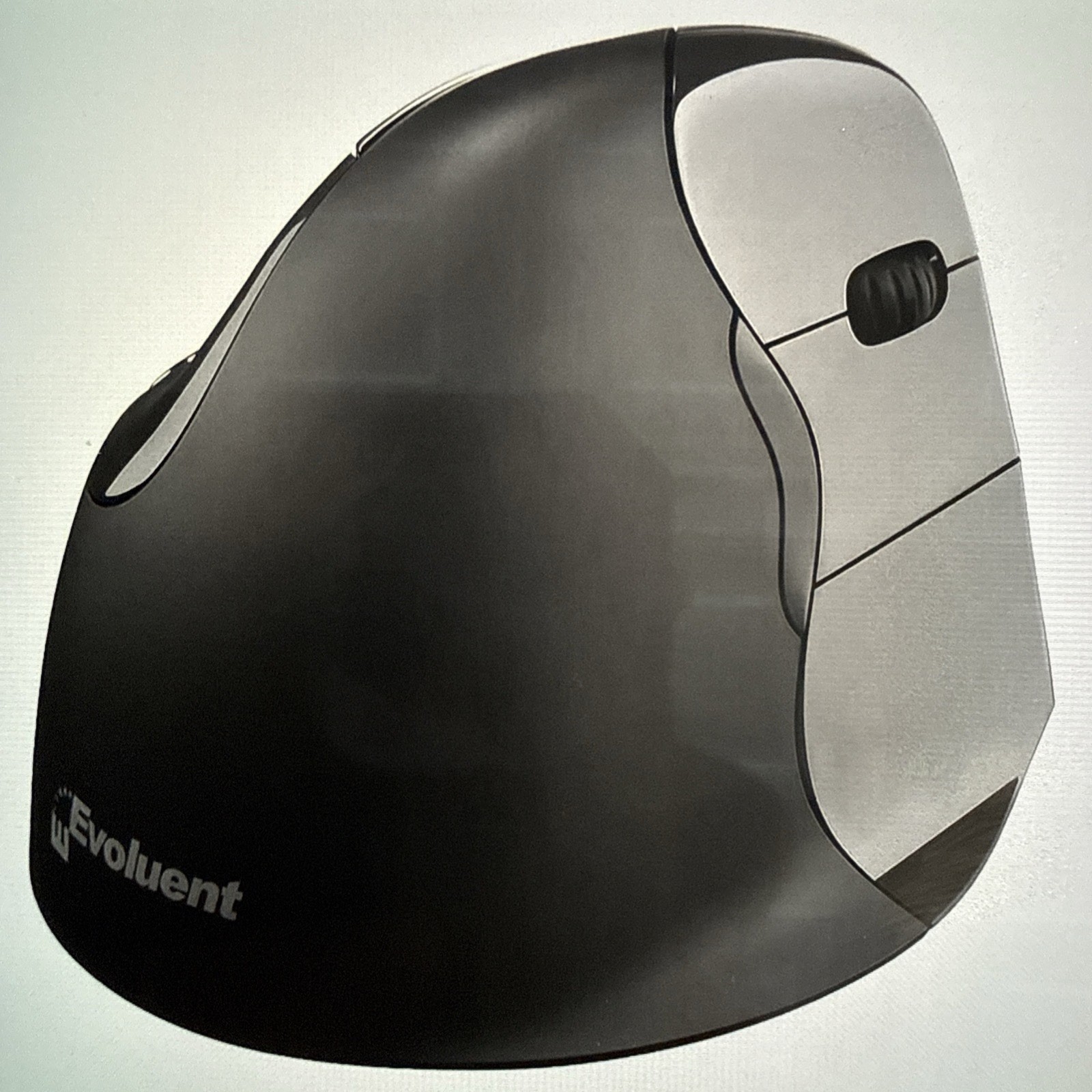 Evoluent Vertical Mouse Right-Hand Ergonomic Optical 6-Button 1200 DPI, 4 Speeds