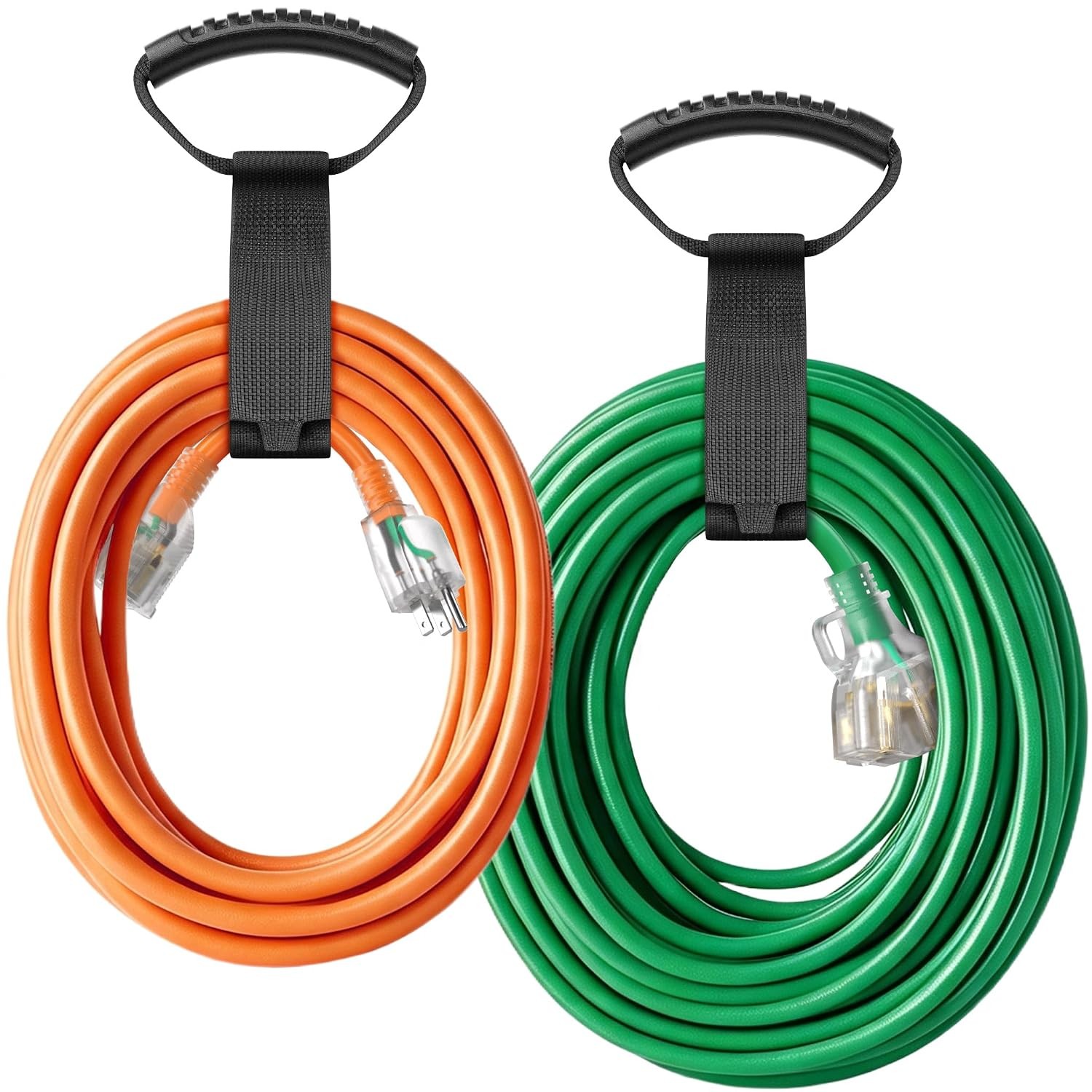 30" Extension Cord Organizer Storage Straps 2 Pack Cable Management System