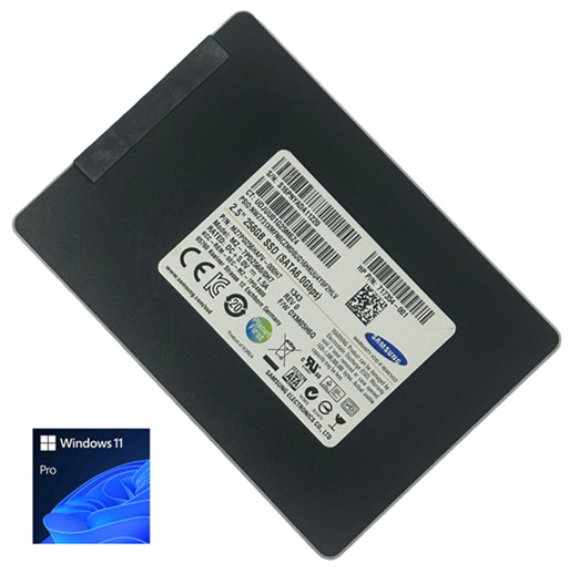 Samsung 256GB 2.5" SATA III SSD with Windows 11 Pro for Dell Lenovo HP ASUS IBM