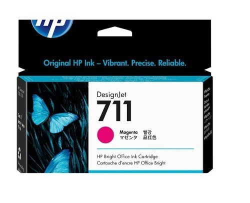 Hewlett Packard Designjet 711 Magenta 29 mK Ink, Expires: 6/2026