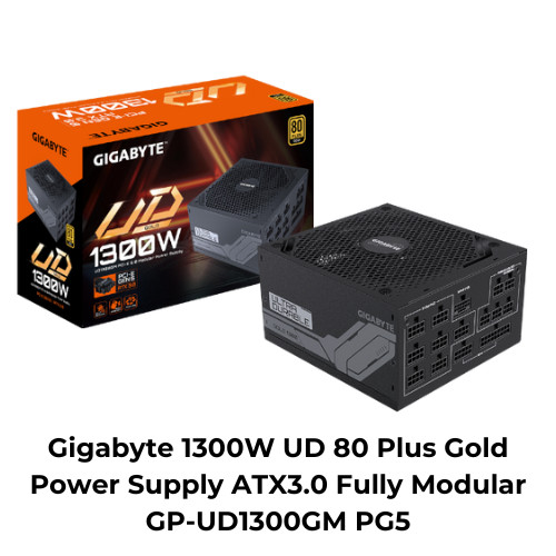 Gigabyte 1300W UD 80 Plus Gold Power Supply ATX3.0 Fully Modular GP-UD1300GM PG5
