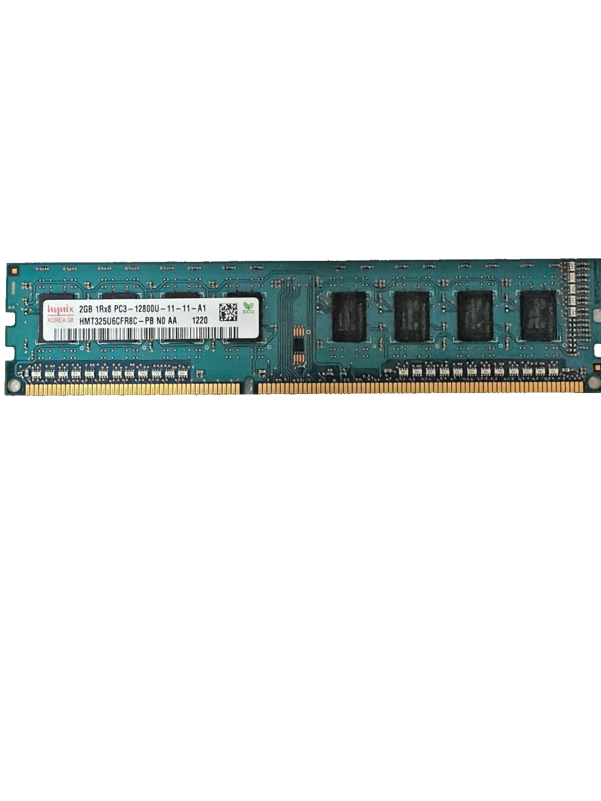 SK hynix 2GB DDR3 1600MHz PC3-12800U 1Rx8 Desktop RAM HMT325U6CFR8C-PB