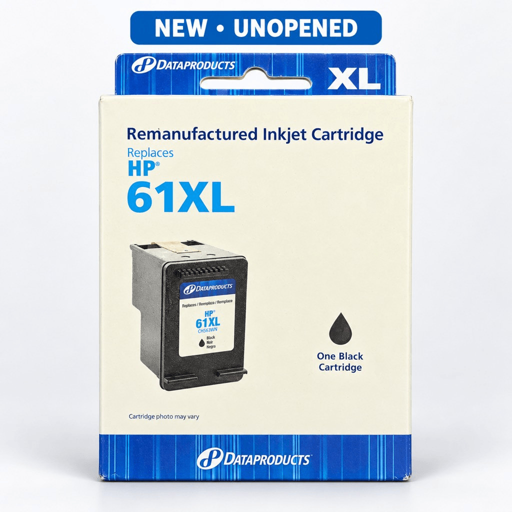 Dataproducts HP 61XL Black Replacement Ink Cartridge  New Unopened