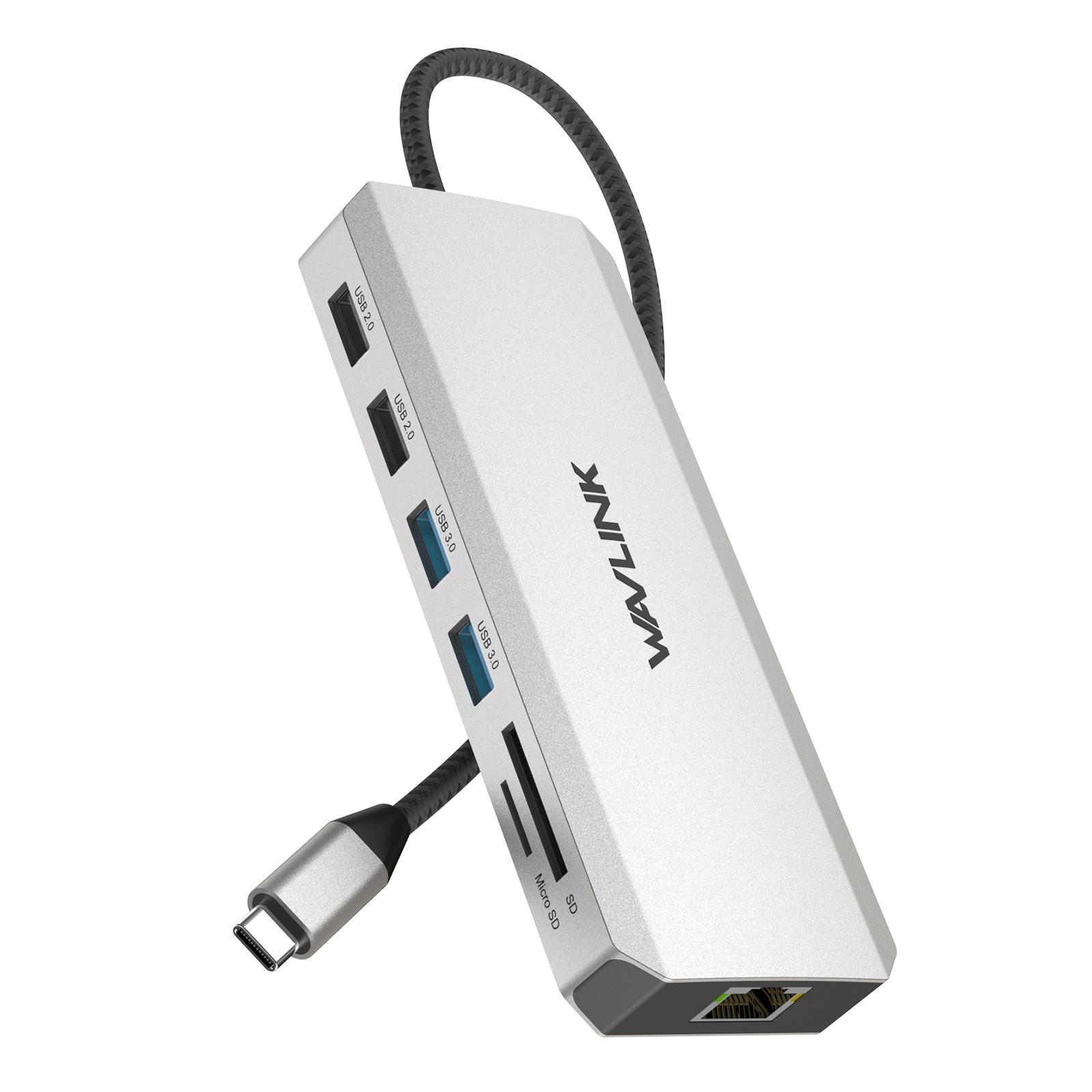 USB C 4K Triple Display Docking Station 100W PD USB 3.0 Hub RJ45 SD/TF Card Slot