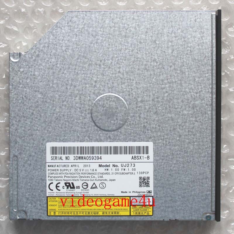 For Panasonic UJ273 UJ272 9.0mm SATA 6X 3D BD-RE BDXL Blu-ray Burner