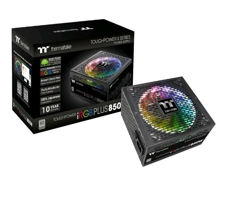 Thermaltake Toughpower iRGB PLUS 850W 80+ Platinum Fully Modular PSU Sealed