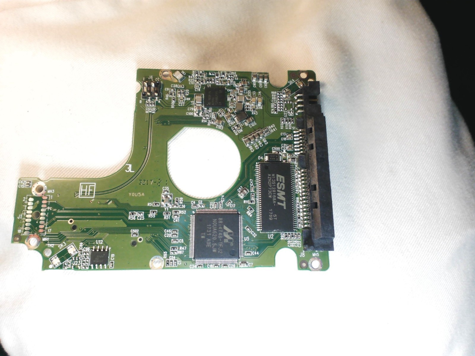 WD Hard Drive PCB Board 2060-800025-001 REV P2 | For Data Recovery Only