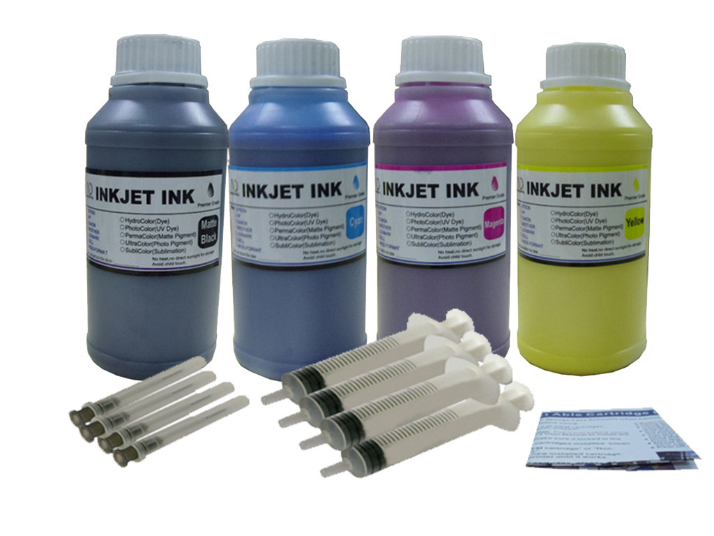 4x250ml/s ND® Pigment Refill ink for ET542 ink bottle ET Pro ET-16600 5800 5850