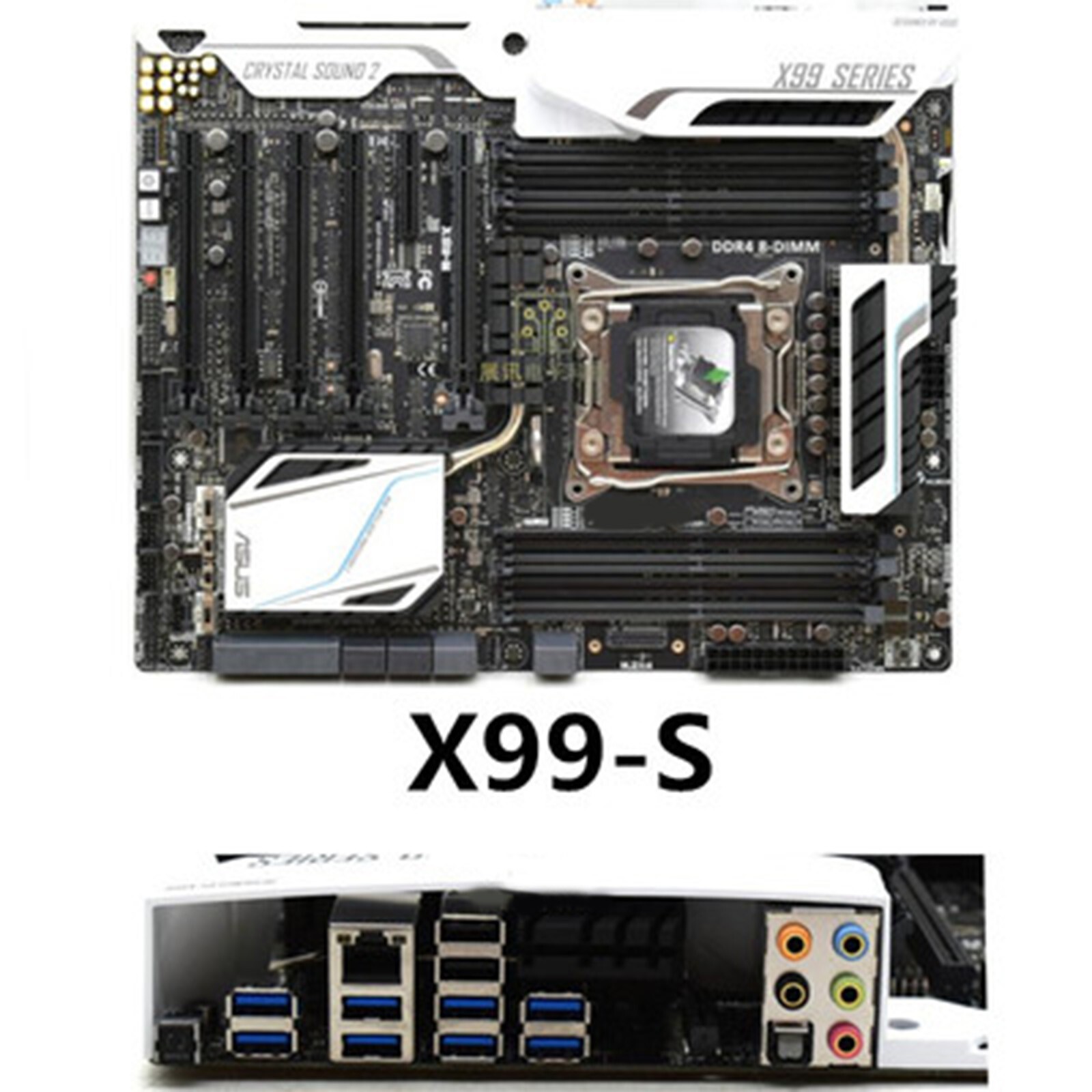 For ASUS X99-M WS/S /E/A/DELUXE/E 10G WS X99-PRO USB3.1 Motherboard DDR4 M.2