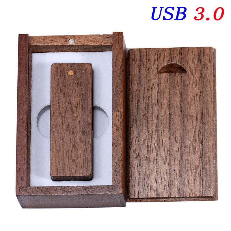 Wedding Custom High Speed USB 3.0 Flash Drive Free Logo Gift Box Pen Drive 64GB
