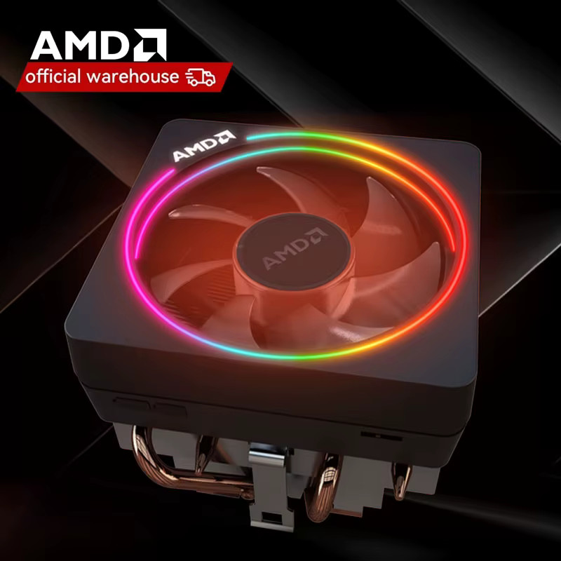AMD New Ryzen Wraith Cooler Wraith Prism Fan Original 4 PIN Can support R3 R5 R7