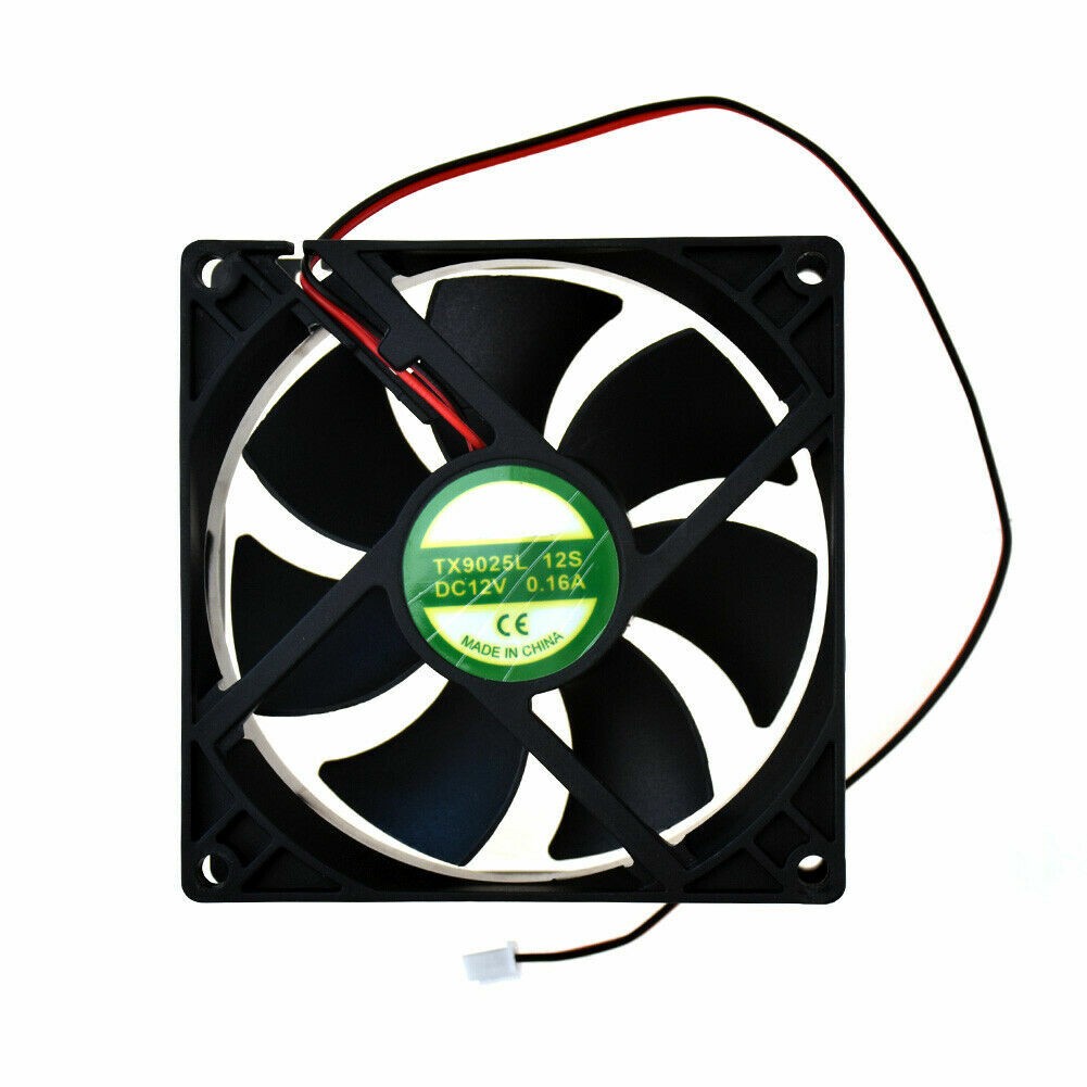 1 PC Tianxuan Cooling Fan TX9025L12S DC 12V 0.16A 9CM 9025 2 Pin