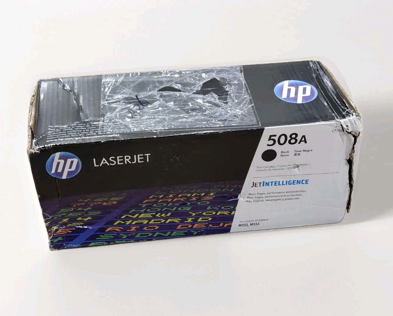 HP 508A (CF360A) Black Genuine HP Cartridge Toner LaserJet Factory Sealed
