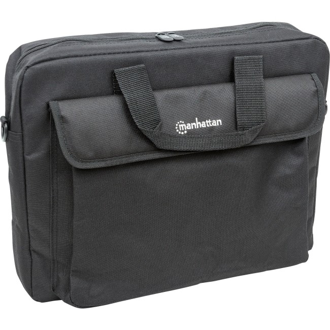 Manhattan London Notebook Computer Briefcase for 15.6" Notebook - Black