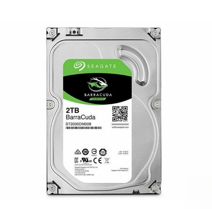ST2000DM008 Seagate Barracuda 2TB 256 MB Cache SATA 3.5" PC Hard Disk Drive New