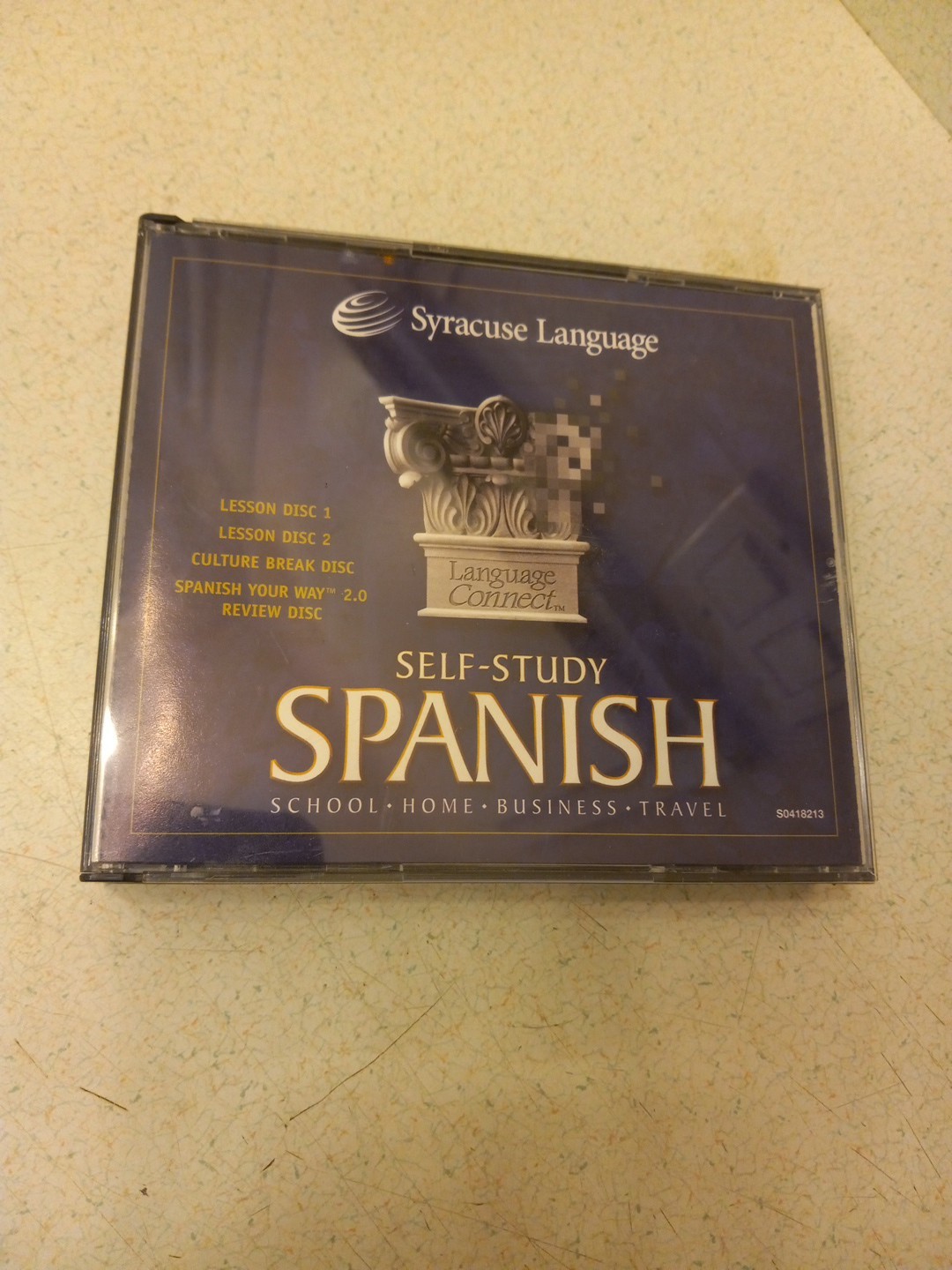 SYRACUSE LANGUAGE SPANISH SELF STUDY 4 CD SET School Home Business Travel