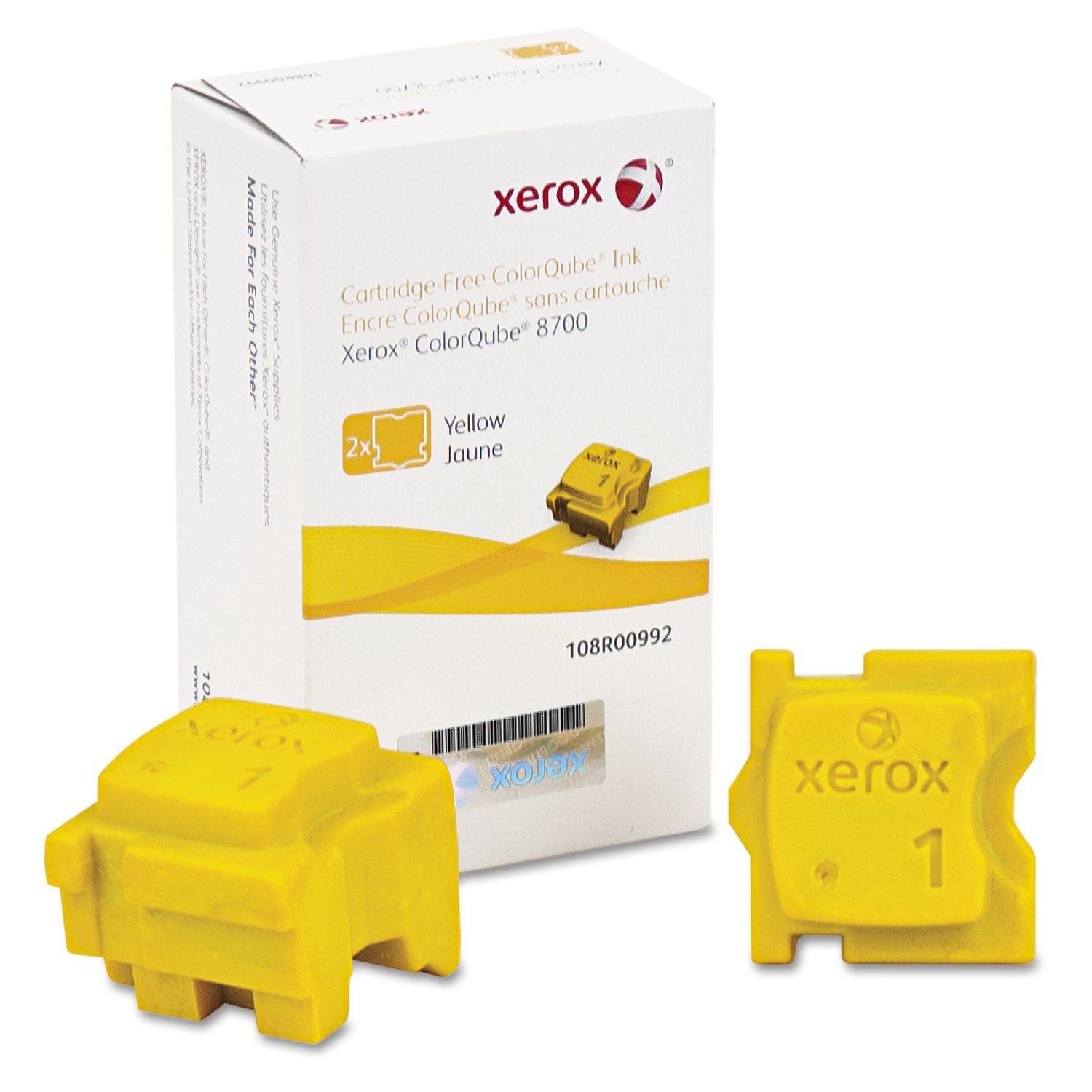 Genuine Xerox 108R00992 Yellow Toner, Brand New Sealed Box, We Ship Fast