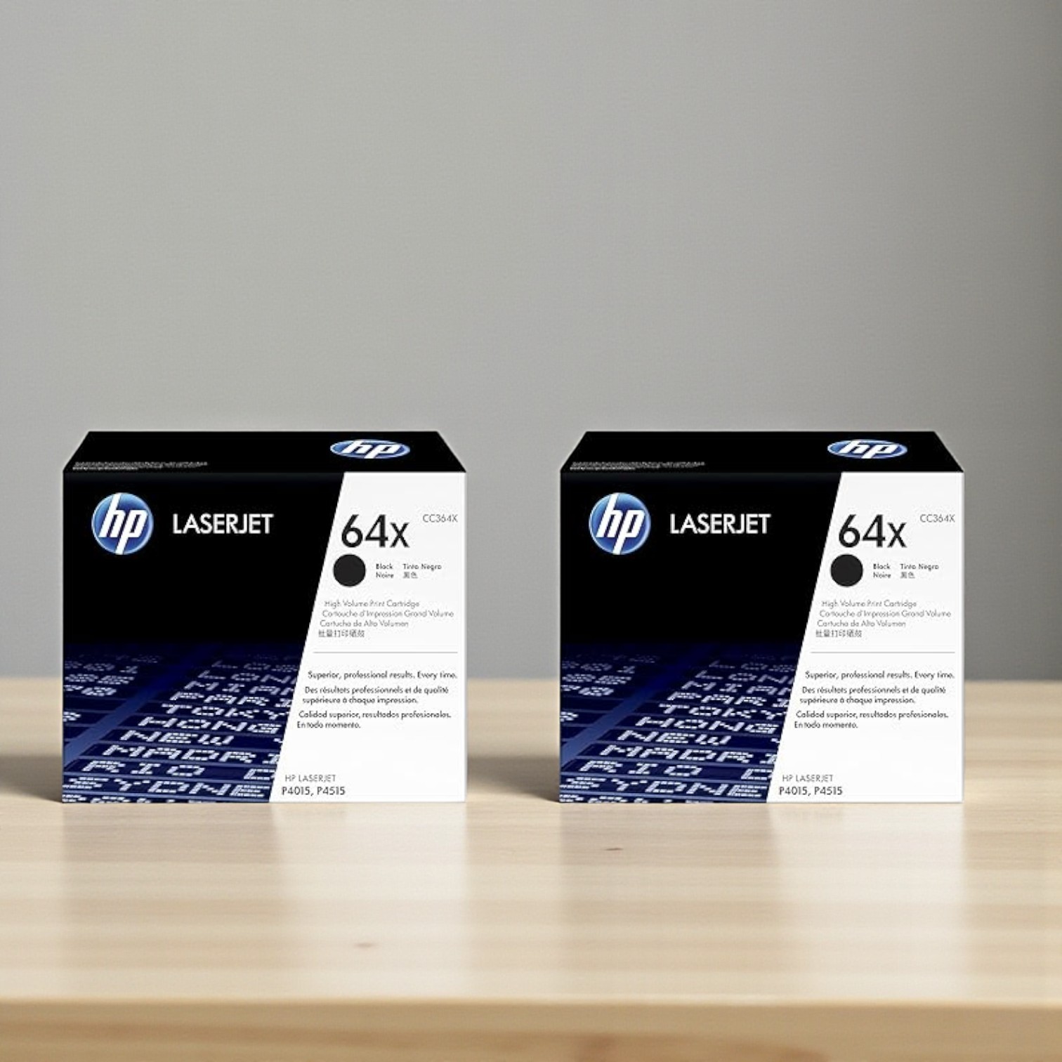 HP 64X High Yield Black 2-Pack Original LaserJet Toner Cartridge CC364X