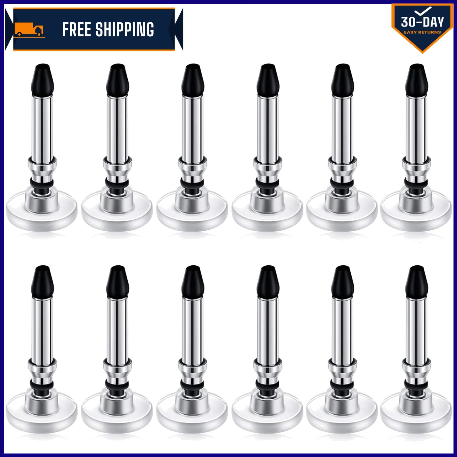 12 Pack of Replacement Disc Stylus Tips - Easy Installation & Compatibility