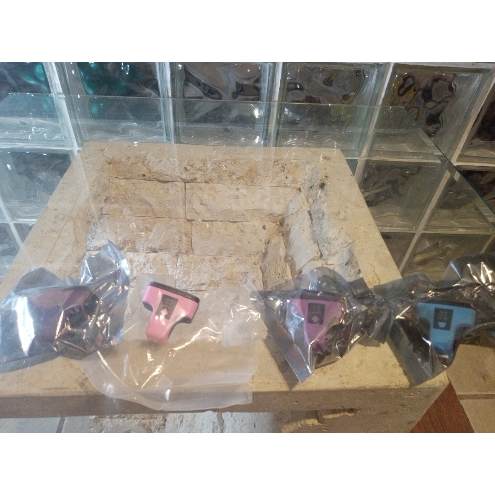 4Pk Office Max For HP 02 Cyan Magenta Light Magenta Photosmart C5180 3310 D7360