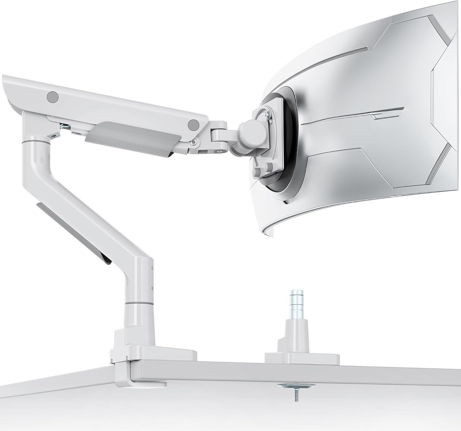 monTEK Premium Aluminum Monitor Arm for 17–57” Ultrawide Screens up to 59 lbs.