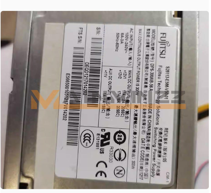 1PC Used Fujitsu W510 W530 power supply DPS-300AB-56A S26113-E566-V50-1