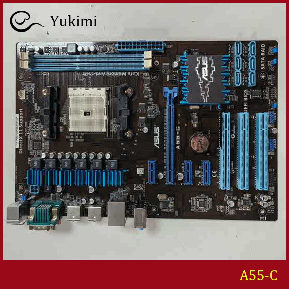 FOR ASUS A55-C FM2 AMD DDR3 VGA 32GB VGA Motherboard Test OK