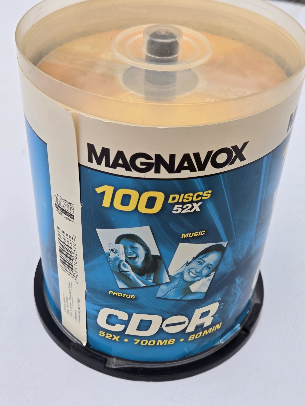 Magnavox CD-R ( 100Pack ) 52X 700MB 80 Min. New Open Box