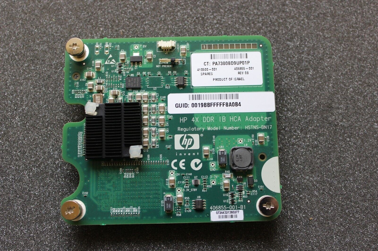 410500-001 HP InfiniBand PCI-E DDR X4 Mezzanine card