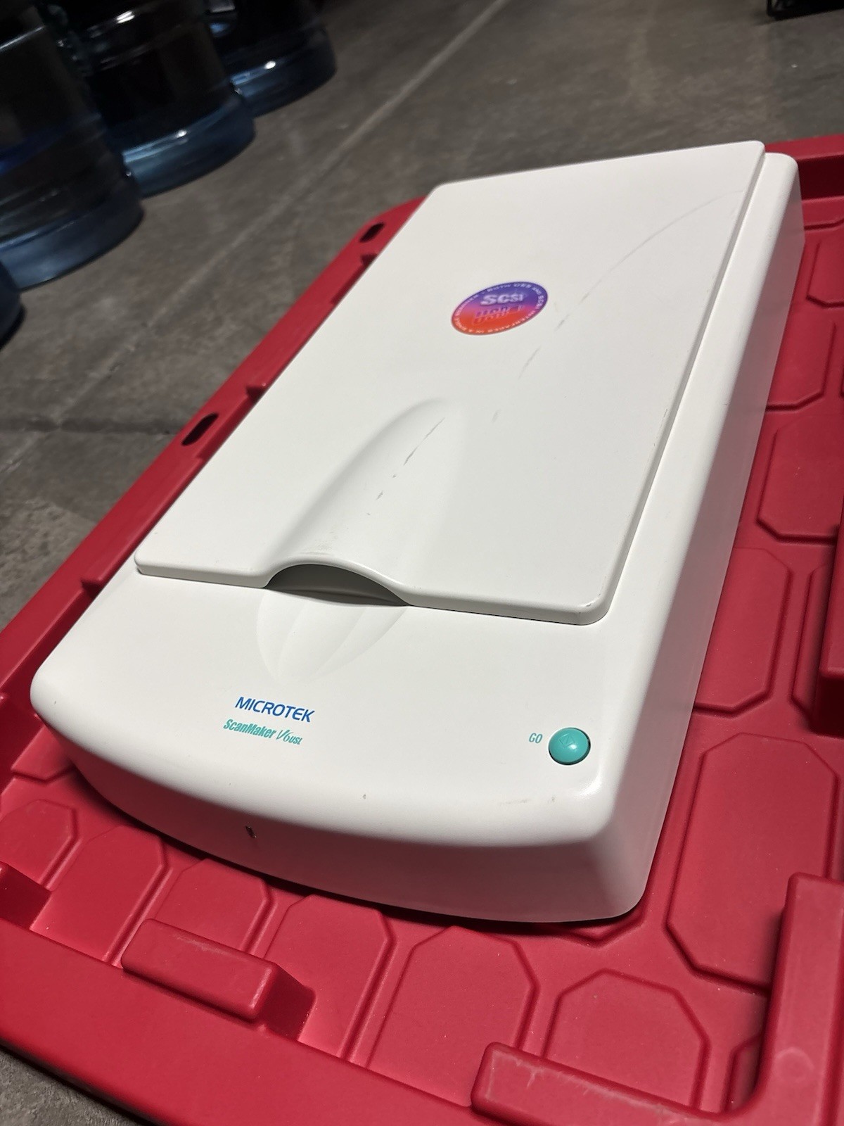 Tested Working - Microtek ScanMaker V6USL Flatbed Scanner