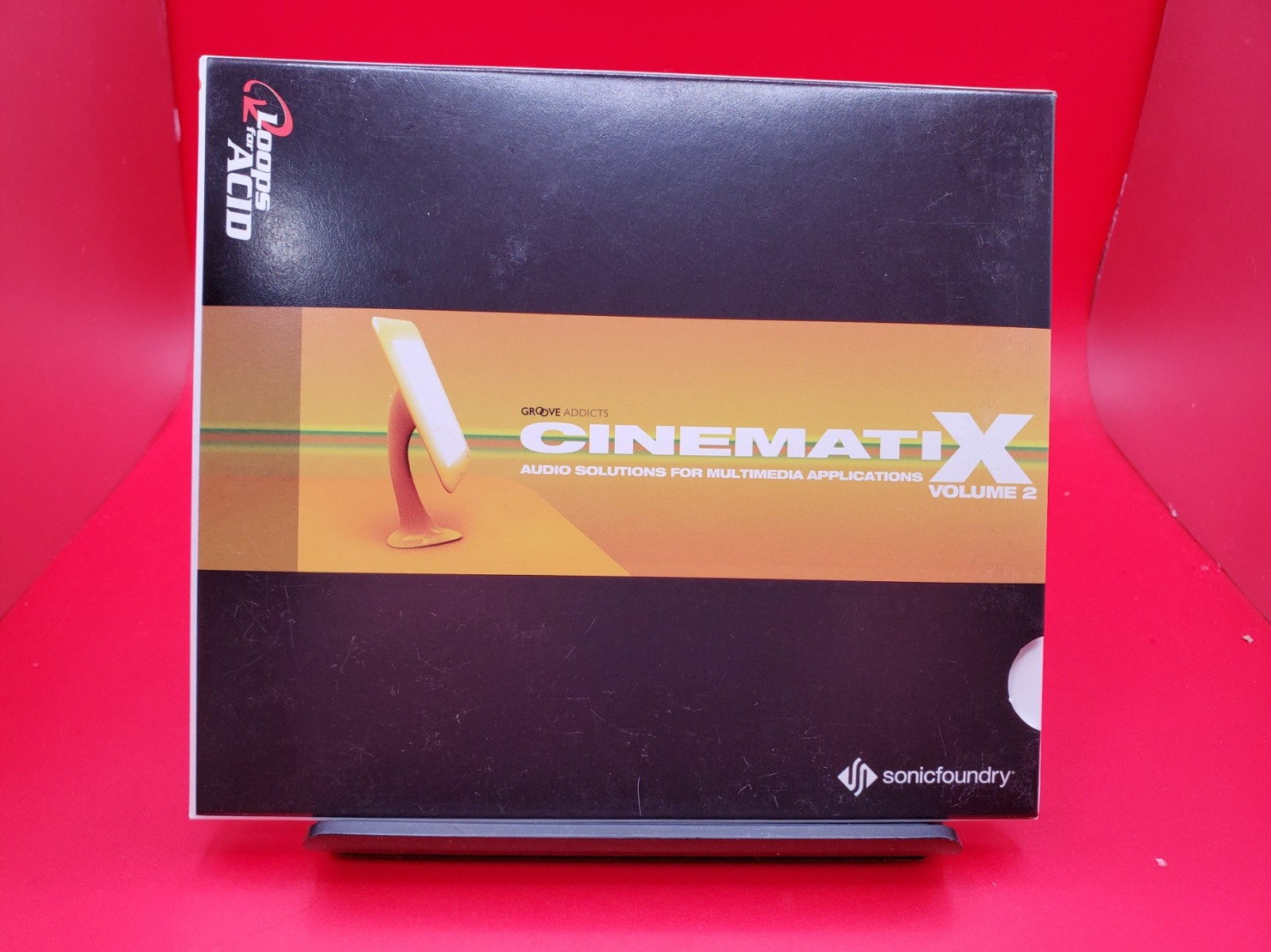 CD LOOPS FOR ACID CINEMATIX VOL 2 SONIC FOUNDRY Great Shape  HTF  Rare