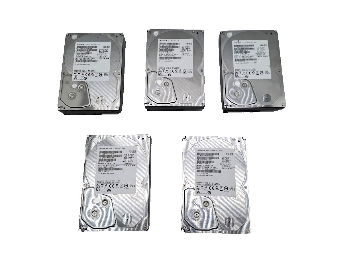 Hitachi 1TB 7200RPM SATA 3.5" Desktop Hard Disk Drive HDS721010CLA632