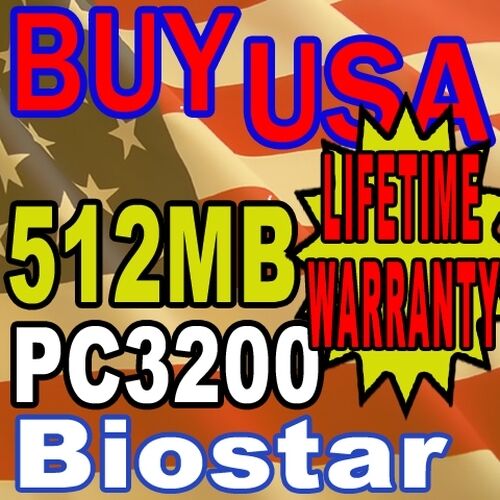 512mb Biostar K8M890-M7 PCI-E K8T89-A9 M7NCD RAM Memory