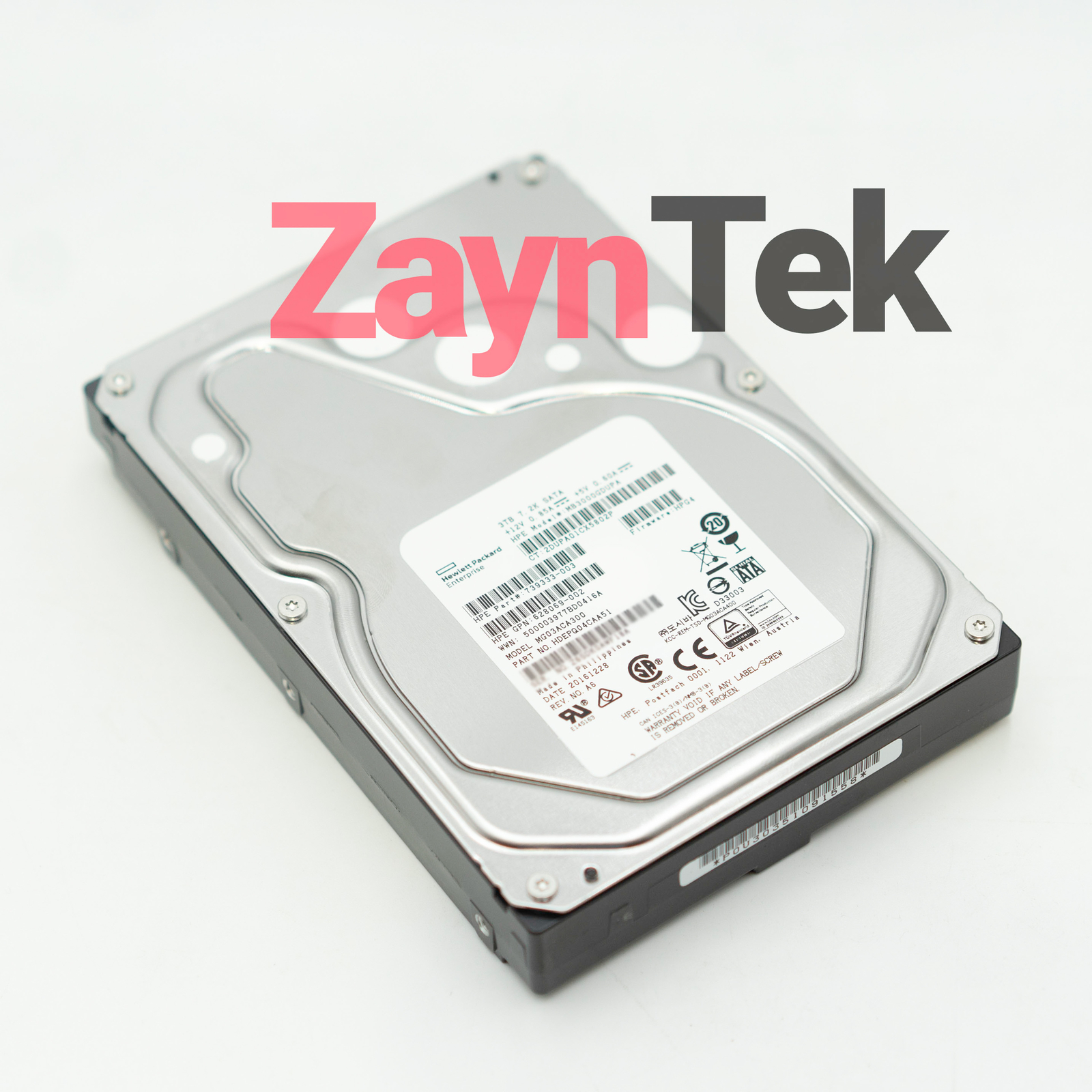 HP 801886-B21 3TB 6G 7.2K NHP SATA HDD HARD DISK DRIVE