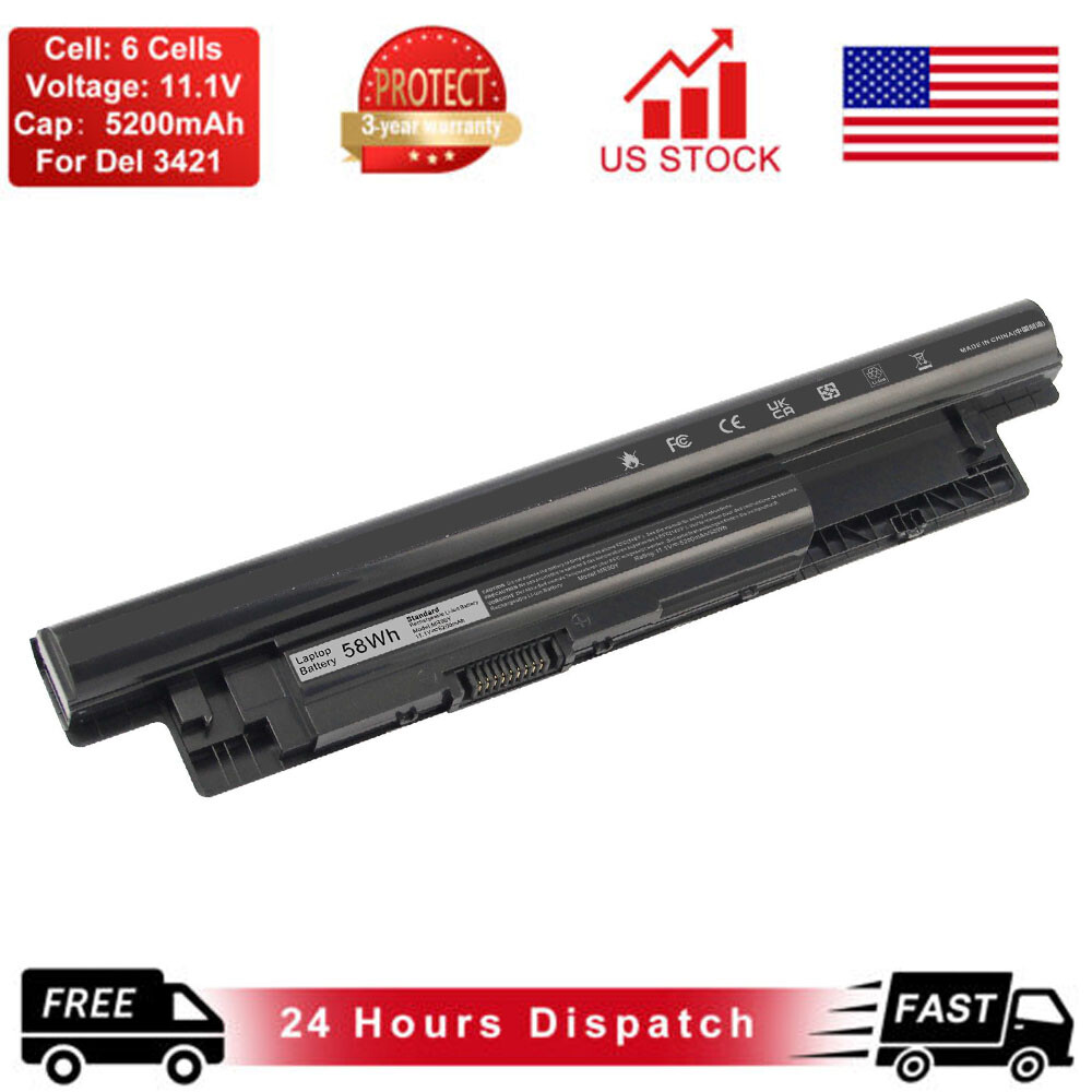 Lot XCMRD MR90Y Battery 58Wh For Dell Inspiron 3421 5421 15-3521 5521 3721