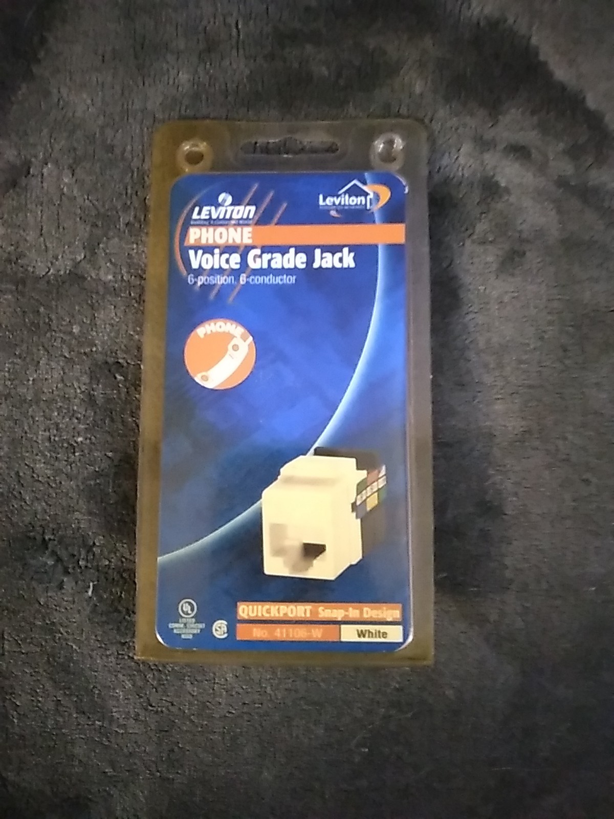 Leviton R04-41106-W Jack - White - Brand New 