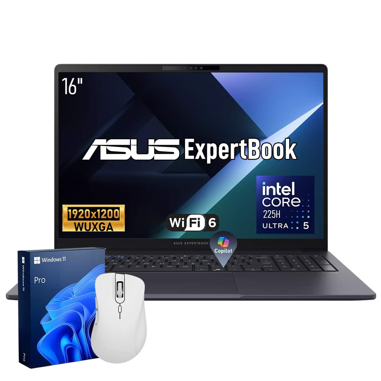 ASUS - Upgraded - ExpertBook 16 in FHD+ - Core Ultra 5 225H - 16GB RAM 1TB SSD