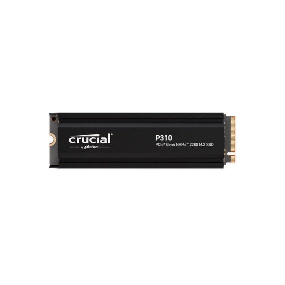 Crucial P310 4TB Gen4 2280 NVMe SSD Heatsink 7100/6000 MB/s R/W 800TBW 1000K/...
