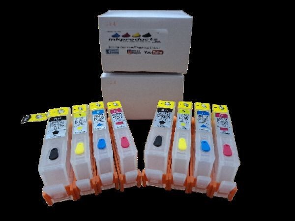 Set of 2-Empty refillable Ink Cartridge Replacement for HP564 564XL Compatible