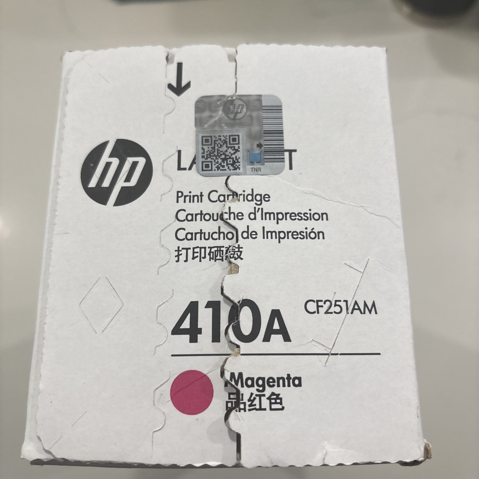 Genuine HP 410A LaserJet Toner Cartridge New Open Box CF251AM MAGENTA