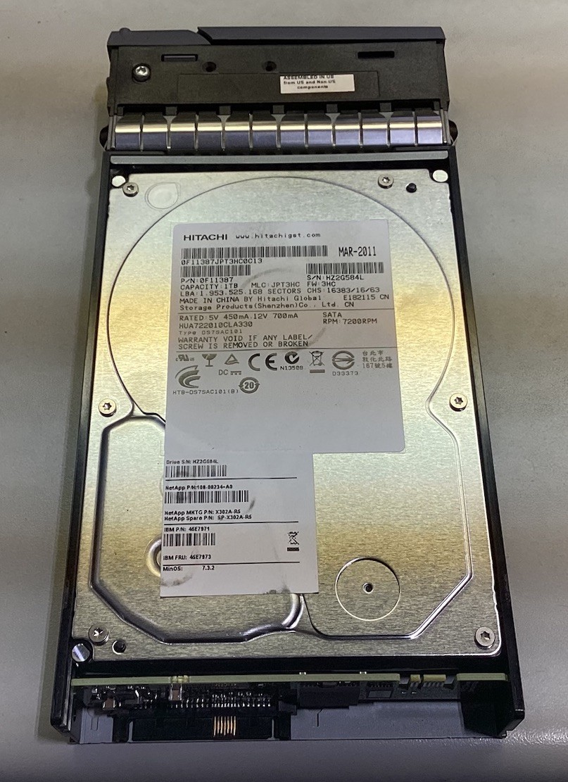 Hitachi HUA722010CLA330 1TB 3.5" SATA 7.2K Server HDD