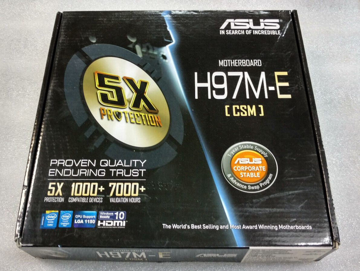 Lot of 10 ASUS H97M-E Motherboard M-ATX Intel H97 LGA1150 * New