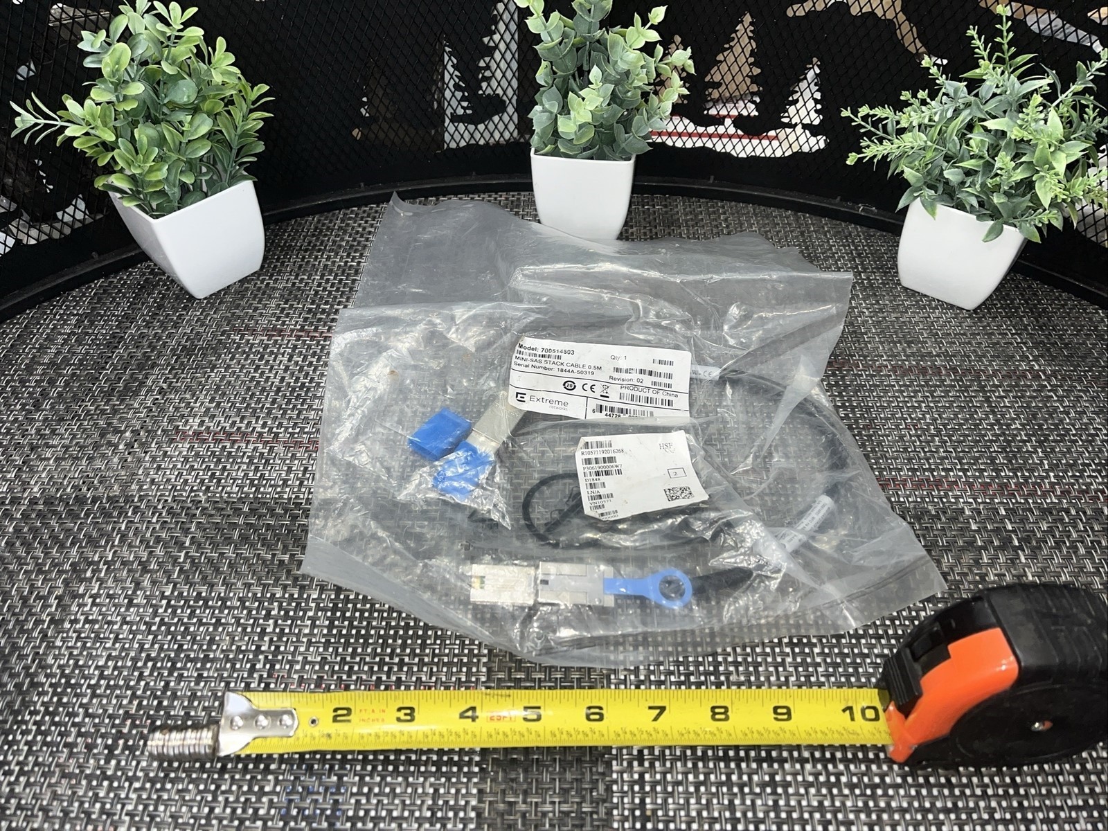 NEW- EXTREME NETWORKS 700514503 ERS ETHERNET ROUTING SWITCH 0.5M STACKING CABLE
