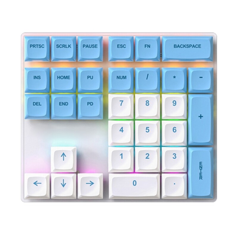 Wire Numeric Keypad 33-Key Corded USB Number Pad External Numpad Portable Mini