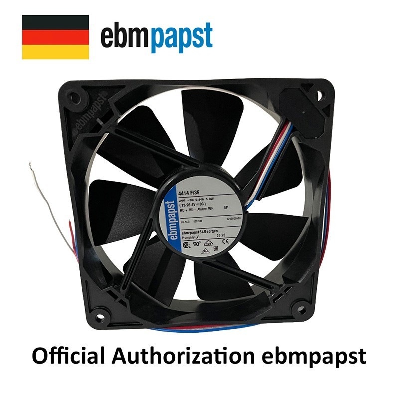 Ebmpapst Fan 4414F/39 Axial Fan 24V 5.8W 120*120*25mm 3wire Cabinet Cooling Fan