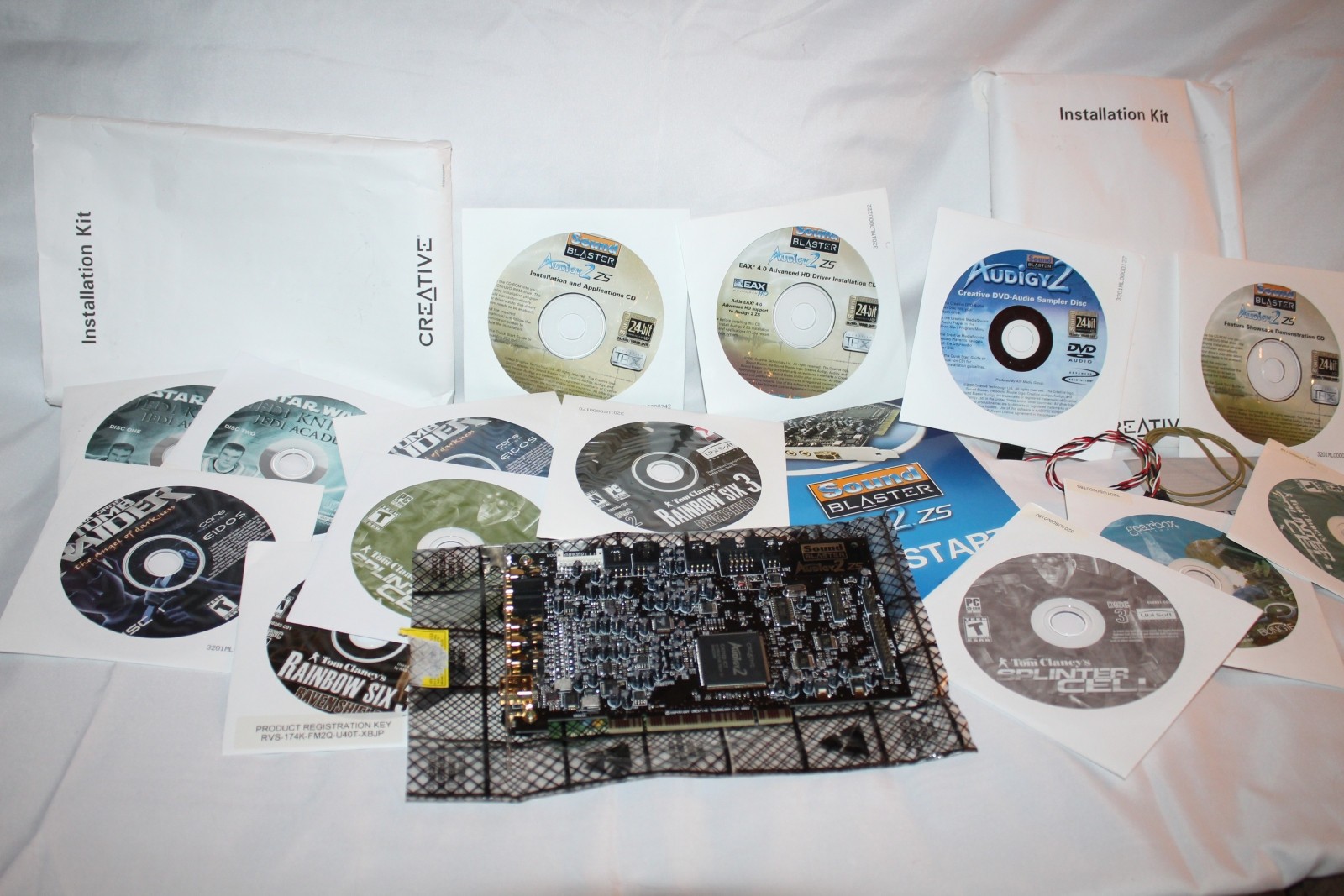 Creative Labs SoundBlaster Audigy2 ZS Gamer PCI Sound Card Model SB0350